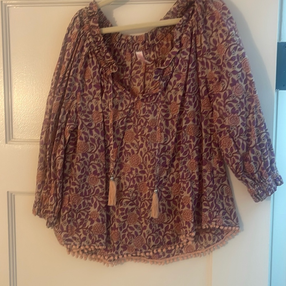 ZIMMERMAN girls floral top